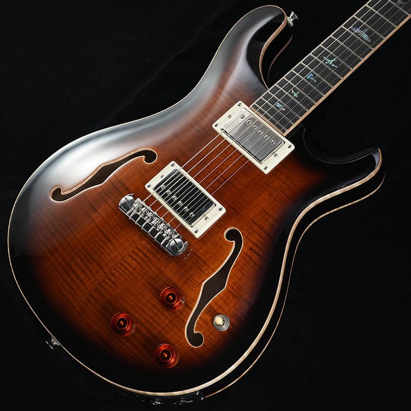 P.R.S. SE Hollowbody II Piezo (Black Gold Burst)の画像